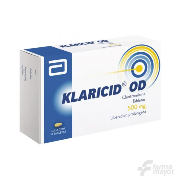 KLARICID TABLETAS 500MG x 10