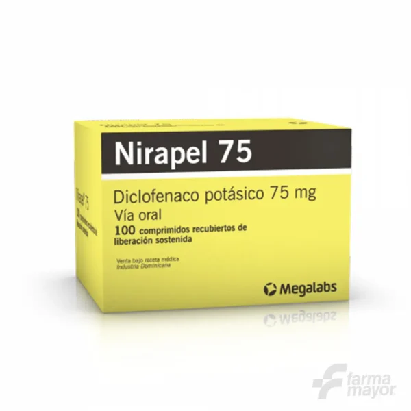 NIRAPEL 75MG X 1(CAJA DE 100 TABLETAS)