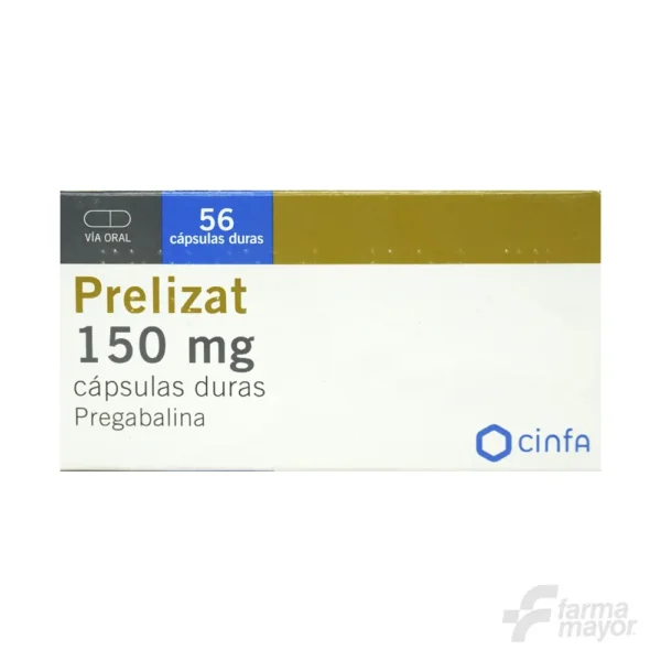 PRELIZAT 150MG X 56 CAPSULAS DURAS