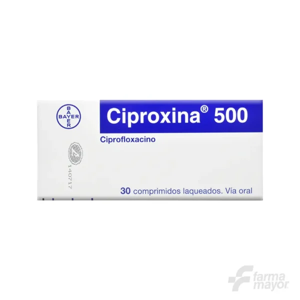 CIPROXINA TABLETAS 500MG X UNIDAD (CAJA DE 30)