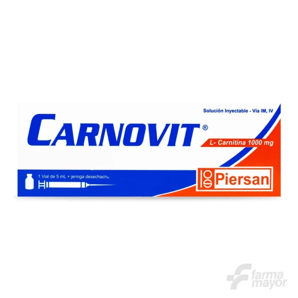 CARNOVIT SOL INY 1 VIAL IM IV X 5ML