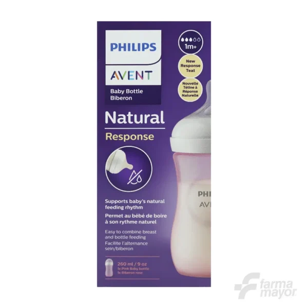 PACHA AVENT NATURAL RESPONSE X 9OZ (1M ) (Rosada)