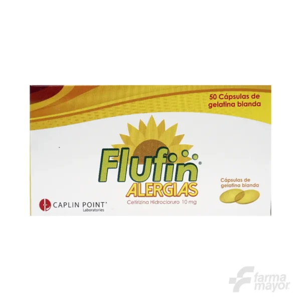 FLUFIN ALERGIAS (CETIRIZINA CAPS 10MG) X 10 (CAJA 5 BLISTER)