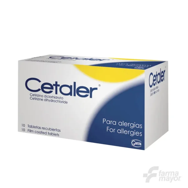 CETALER TABLETAS 10MG X 10