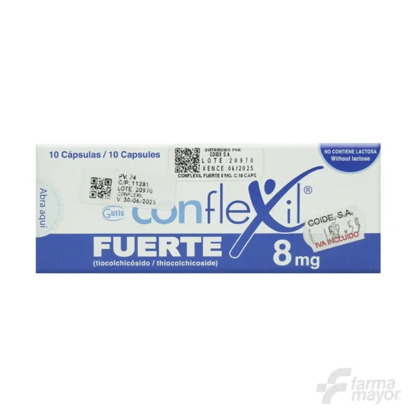 CONFLEXIL FUERTE CAPSULAS 8MG X 10