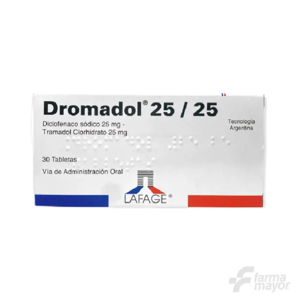 DROMADOL TABLETAS 25/25MG X 30