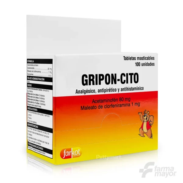 GRIPONCITO TABS. X 10 (CAJA 10 BLISTER)