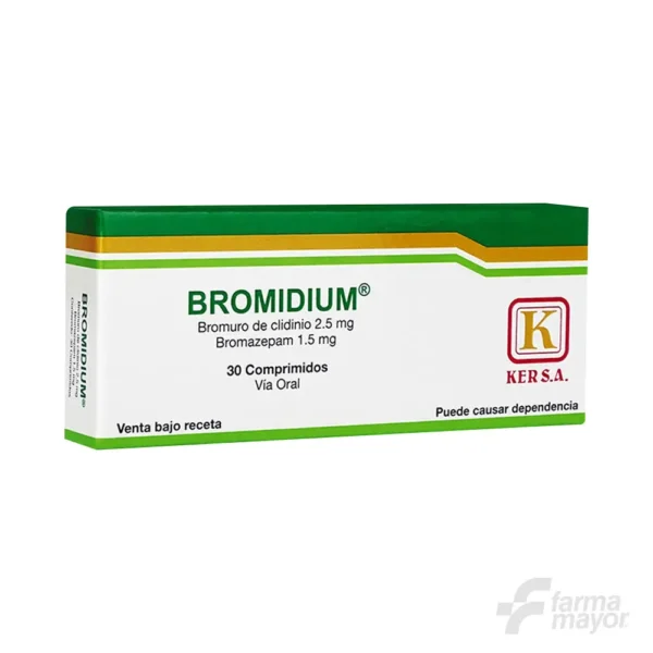 BROMIDIUM TABLETAS 2.5/1.5MG x 30