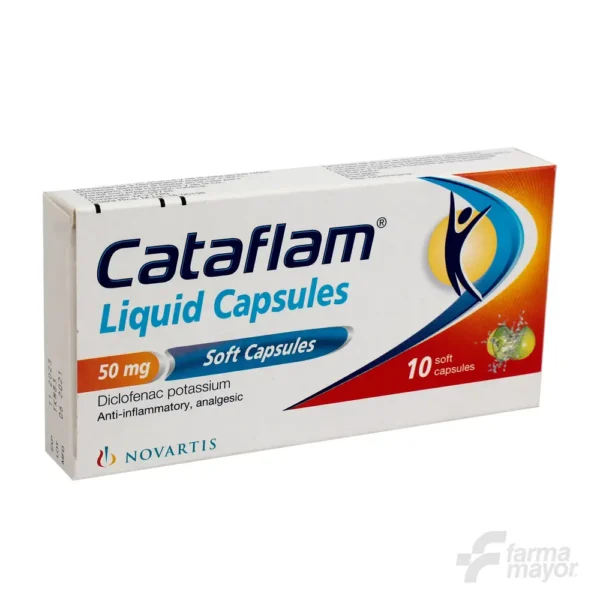 CATAFLAM LIQUID CAPSULAS 50MG X 10