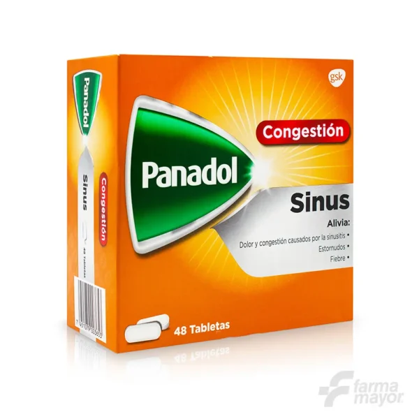 PANADOL SINUS X SOBRE 2TAB (CAJA 24 SOBRES)