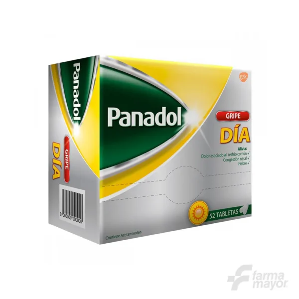 PANADOL GRIPE DIA X SOBRE 2TAB (CAJA 26 SOBRES)