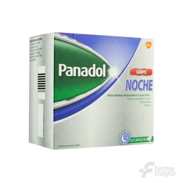 PANADOL GRIPE NOCHE X SOBRE 2TAB (CAJA 26 SOBRES)