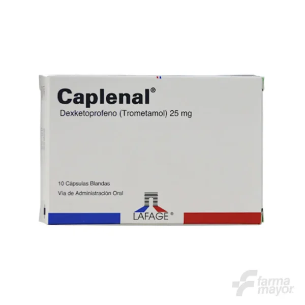 CAPLENAL CAPSULAS GEL 25MG X 10