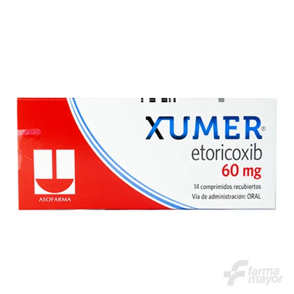 XUMER COMPRIMIDOS 60MG X 14