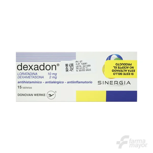 DEXADON TABLETAS 10MG/2MG x 15