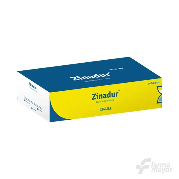 ZINADUR TABLETAS 4MG X 30