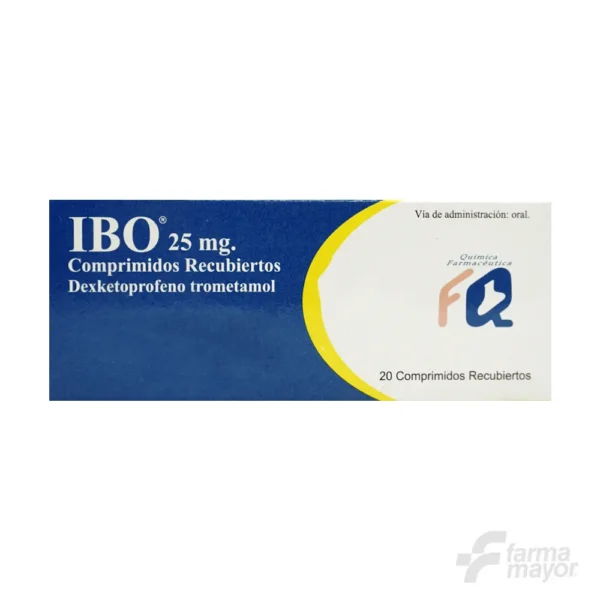 IBO 25MG COMPRIMIDOS REC X 10 (CAJA DE 2 BLISTER)