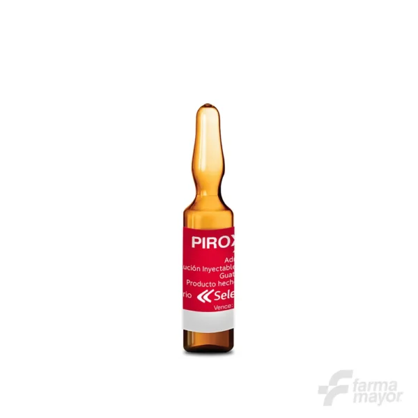 PIROXICAM 40mg/2ml AMPOLLA CAJA*25 X 1 (CAJA DE 25 UNIDADES). SELECTPHARMA