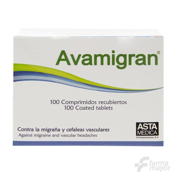 AVAMIGRAN GRAGEAS X UNIDAD CAJA DE 100