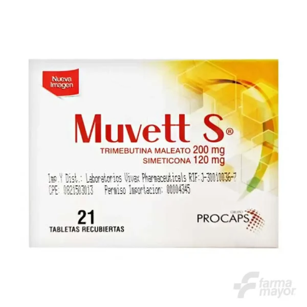 MUVETT S TABLETAS 200/120MG X 21