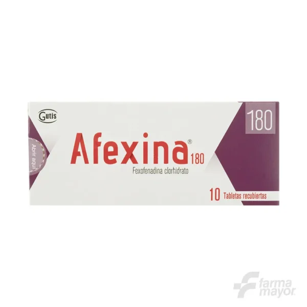 AFEXINA TABLETAS 180MG X 10