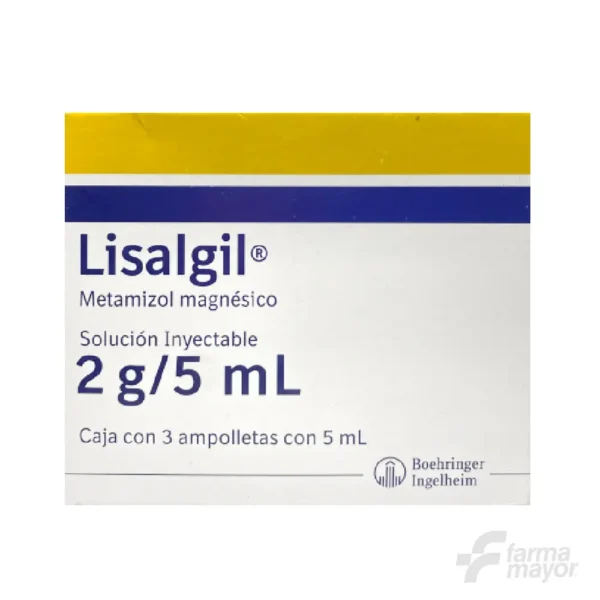 LISALGIL 2 GR /5 ML X 3 AMP