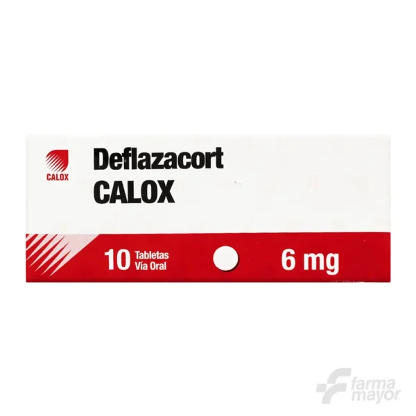 DEFLAZACORT CALOX TABLETAS 6MG X 10