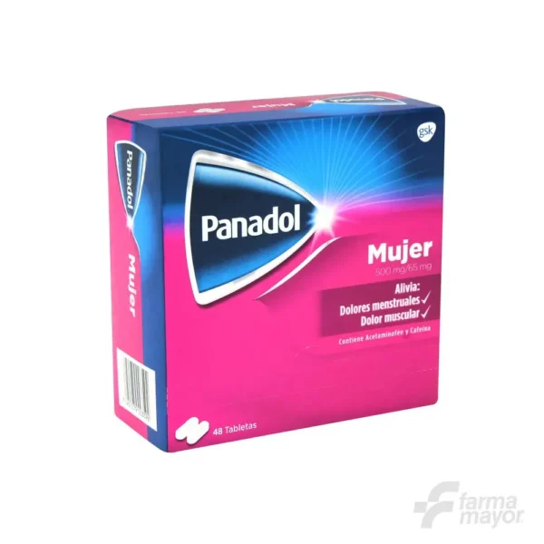 PANADOL MUJER CAJA X SOBRE 2 TAB (CAJA 26 SOB)