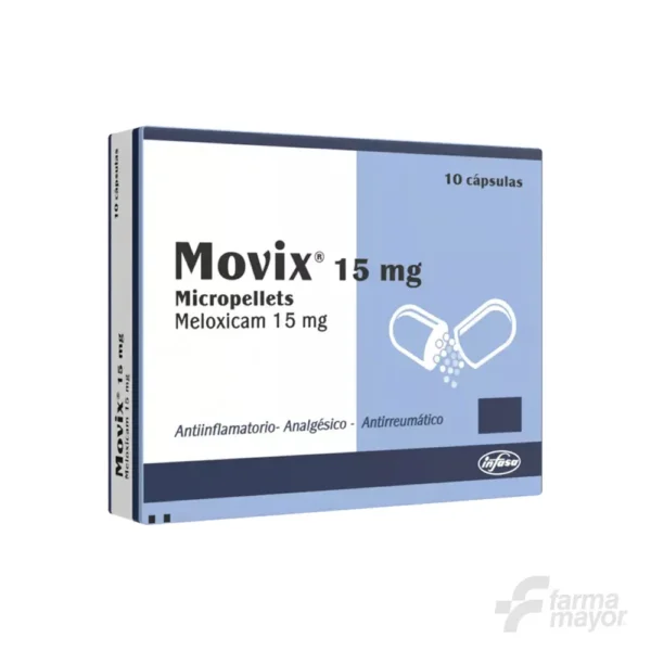 MOVIX CAPSULAS 15MG x 10