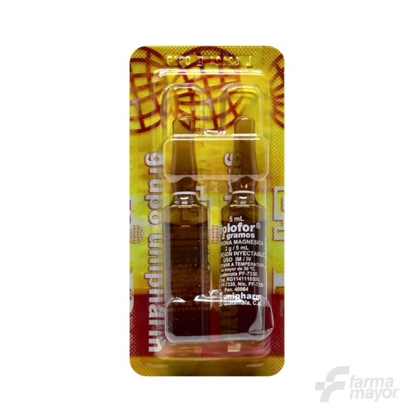 DOLOFOR 2 GRS. AMP. 5 ML. X 1 (SUELTA) (CAJA DE 100).