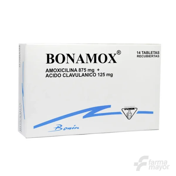 BONAMOX TABLETAS 875MG/125MG X 14