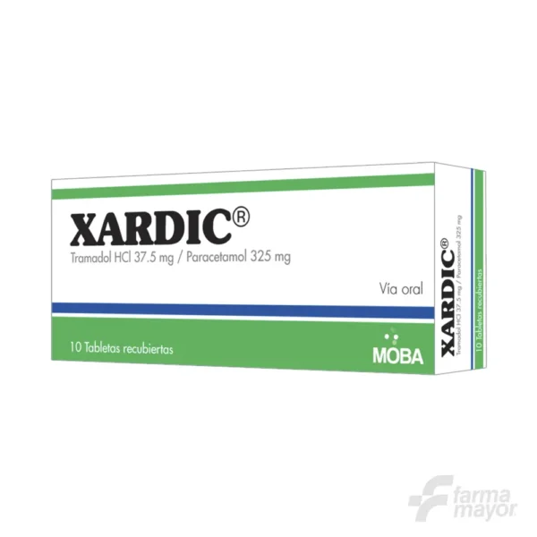 XARDIC TABLETAS 37.5MG/325MG X 10