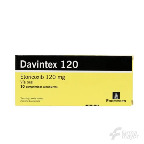 DAVINTEX COMPRIMIDOS 120MG x 10