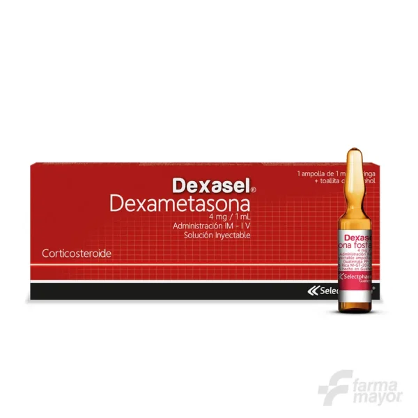 DEXASEL 4mg/ml AMPOLLA CAJA 25 X 1 (CAJA DE 25 UNIDADES)