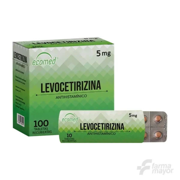 LEVOCETIRIZINA ECOMED TABLETAS 5MG X 10 (CAJA 10 BLISTER)