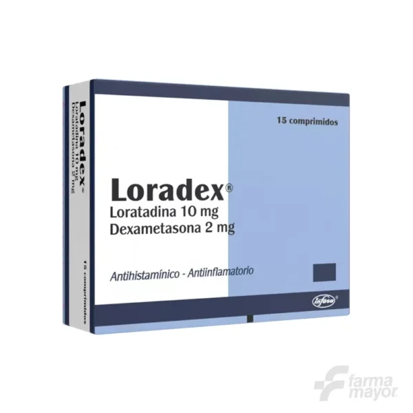 LORADEX COMPRIMIDOS 10MG/2MG X 15