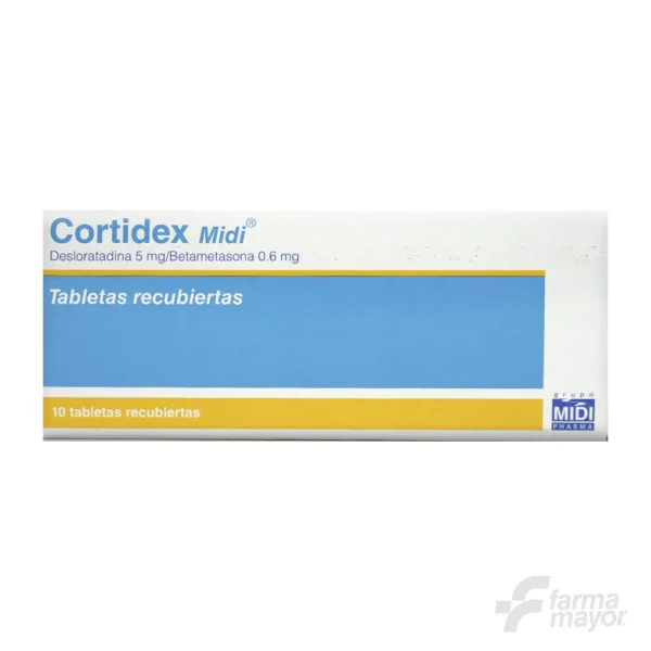 CORTIDEX 5MG/0.6MG TABLETAS X 10