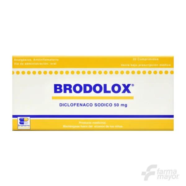 BRODOLOX COMPRIMIDOS 50MG x 1 BLISTER (CAJA 2 BLISTER)