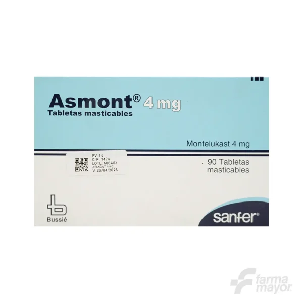 ASMONT 4MG X 90 TABS MASTICABLES