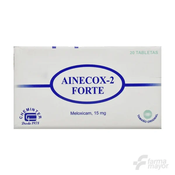 AINECOX 2 FORTE TABLETAS 15MG X 20