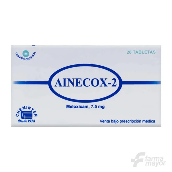 AINECOX 2 TABLETAS 7.5MG X 20