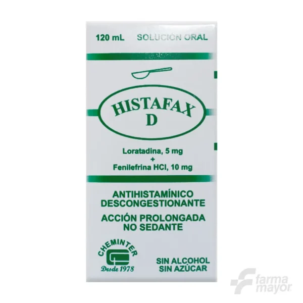 HISTAFAX D SOLUCION ORAL X 120 ML.