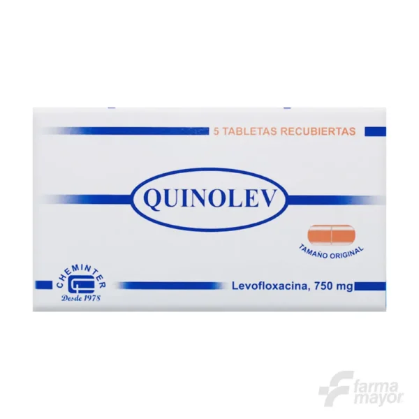 QUINOLEV -750 TABLETA 750MG X 5