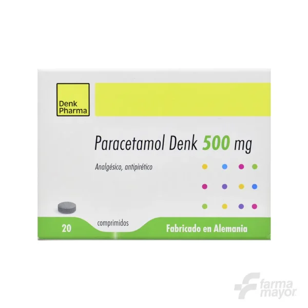 PARACETAMOL DENK COMPRIMIDOS 500 MG. X 20