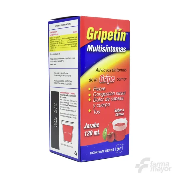 GRIPETIN MULTISINTOMAS JARABE x 120ML