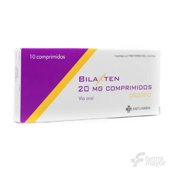 BILAXTEN COMPRIMIDOS 20MG x 10