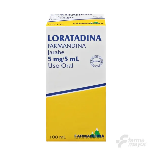 LORATADINA FARMANDINA JARABE 5MG/5ML X 100ML