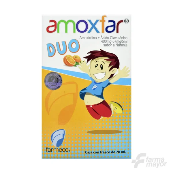 AMOXFAR DUO SUSPENSION 400MG/57MG/5ML X 70ML