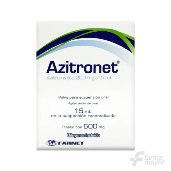 AZITRONET SUSPENSION 200MG/5ML X 15ML