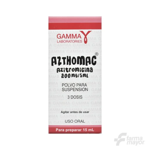 AZTHOMAC SUSPENSION 200 MG X 15 ML